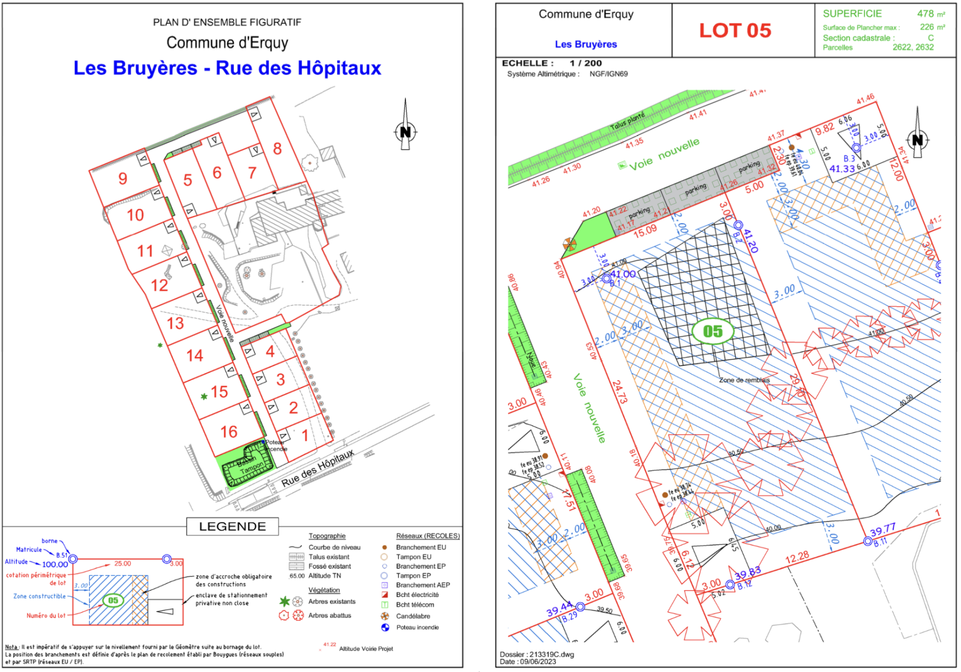 terrain en vente sur Erquy (22430)