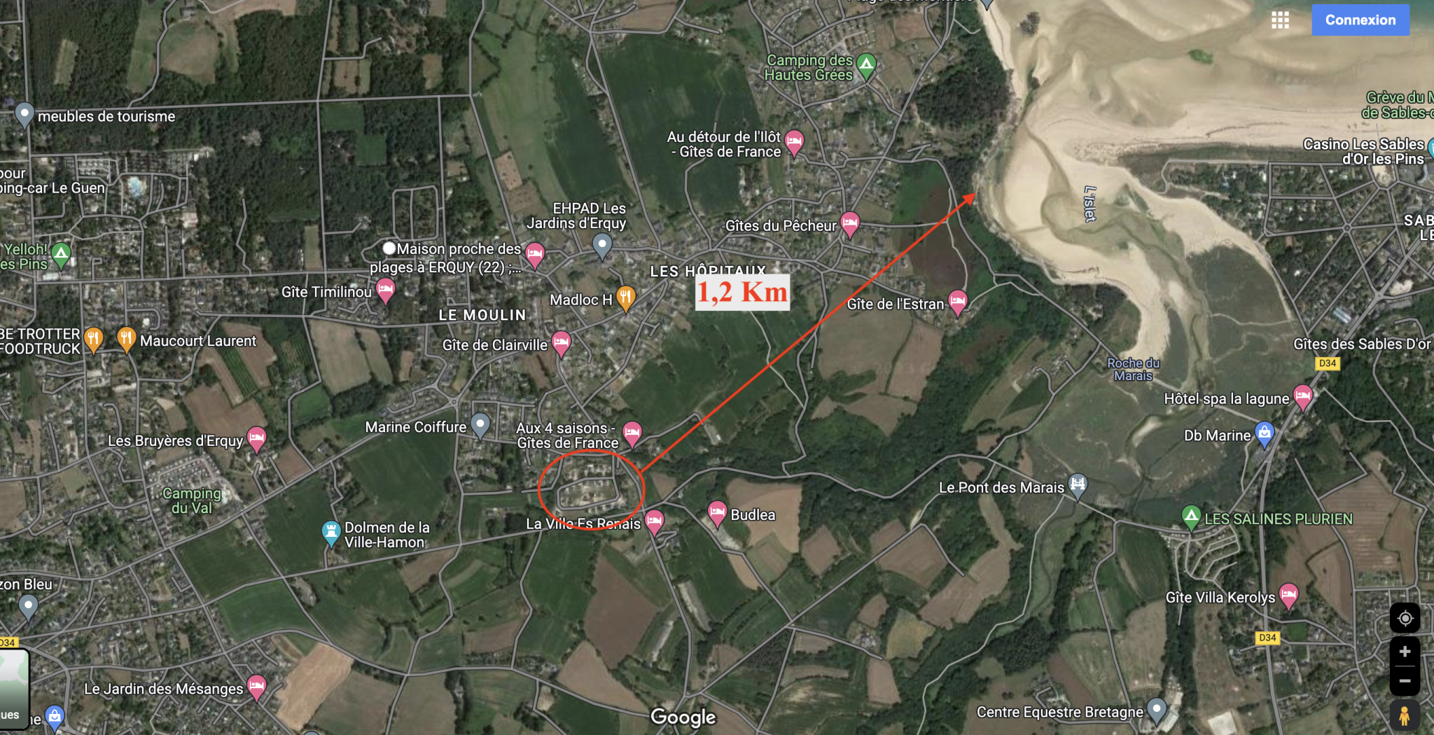 terrain en vente sur Erquy (22430)