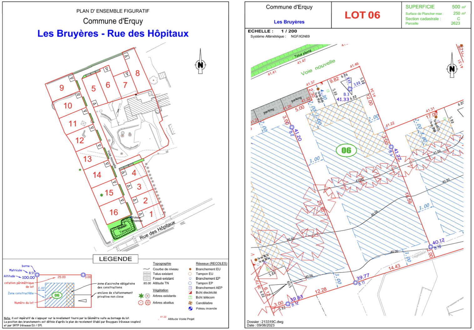 terrain en vente sur Erquy (22430)