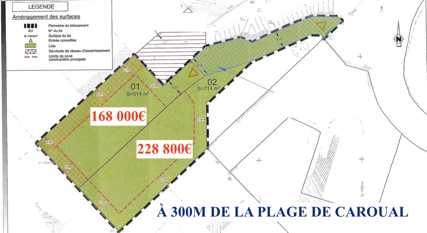terrain en vente sur Erquy (22430) - Plus de details