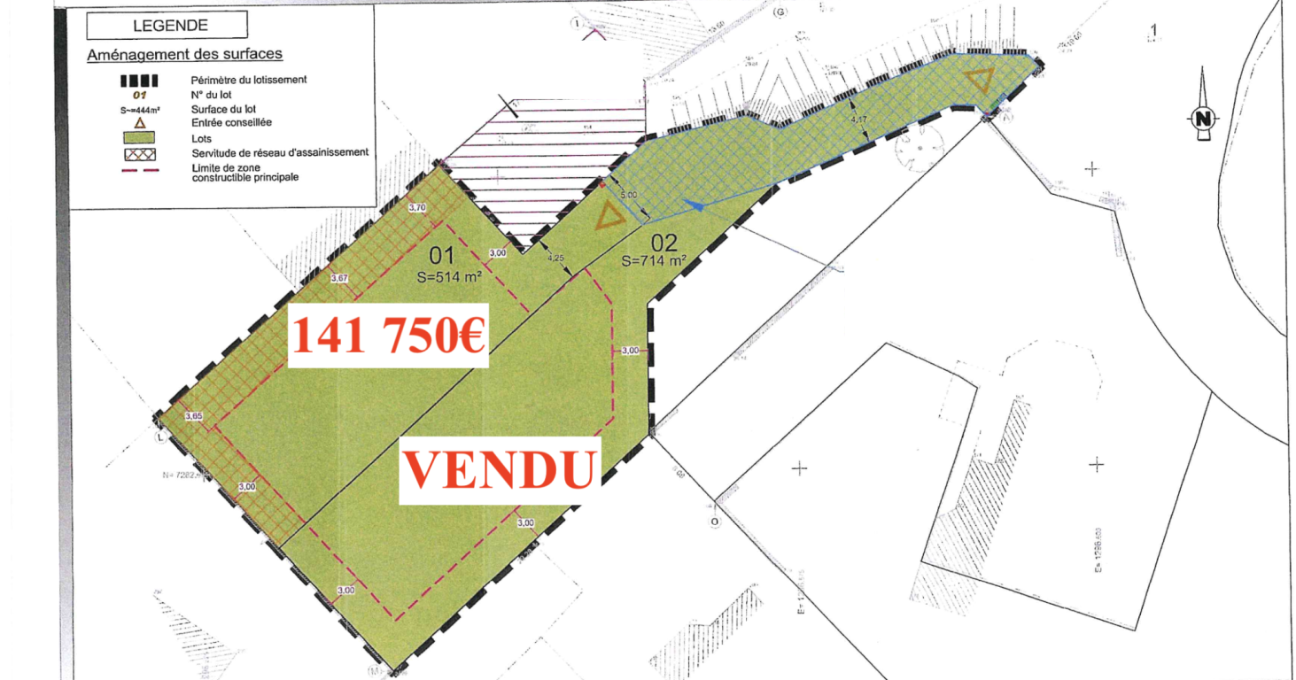 terrain en vente sur Erquy (22430) - Plus de details