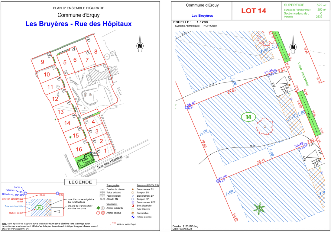 terrain en vente sur Erquy (22430) - Plus de details